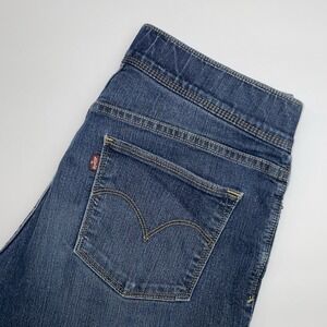 Levis Shaping Jeggings Womens 10 30W Stretch Pull On Blue Jeans Leggings Red Tab